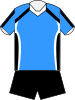 Cronulla home jersey 2001.svg