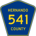 Hernando County Road 541 FL.svg