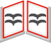 Luftwaffe collar tabs Unterfeldwebel 3D.svg