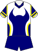 North Queensland Cowboys home jersey 2002.svg