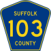 Suffolk County Route 103 NY.svg