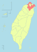 Location of New Taipei in Taiwan