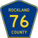 Rockland County Route 76 NY.svg
