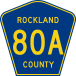 Rockland County Route 80A NY.svg