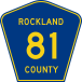 Rockland County Route 81 NY.svg