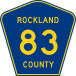 Rockland County Route 83 NY.svg