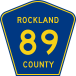 Rockland County Route 89 NY.svg