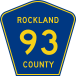 Rockland County Route 93 NY.svg