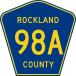 Rockland County Route 98A NY.svg