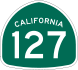 State Route 127 marker