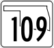 State Highway 109 marker