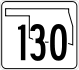 State Highway 130 marker