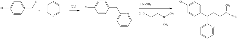 Chlorpheniramine synthesis 2.png