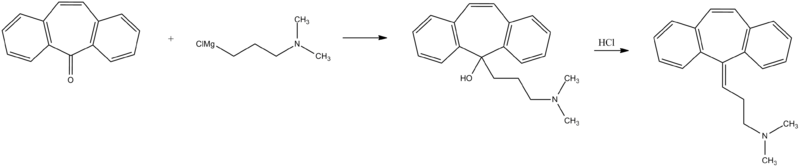 Cyclobenzaprine synthesis.png