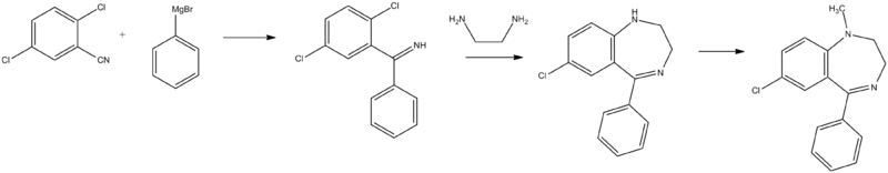 Medazepam synthesis 3.png
