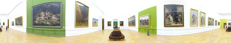 A panoramic view of the museum.