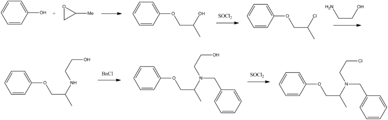 Phenoxybenzamine synthesis.png