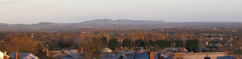 View from North Malvern, looking to the North