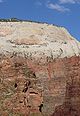 Navajo Sandstone showing its two tones