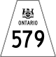 Ontario Highway 579.svg