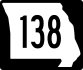 Route 138 marker