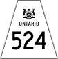 Highway 524 shield