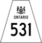 Highway 531 shield
