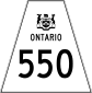 Highway 550 shield