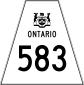 Highway 583 shield