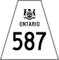 Highway 587 shield