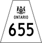 Highway 655 shield