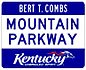 Bert T. Combs Mountain Parkway marker