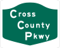 Cross County Parkway marker