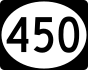 MS Highway 450 marker