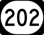Delaware Route 202 marker