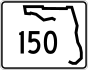 State Road 150 marker