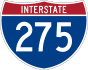 Interstate 275 marker
