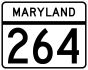 Maryland Route 264 marker