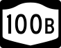 NYS Route 100B marker