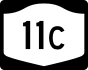 NYS Route 11C marker
