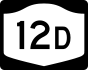 NYS Route 12D marker