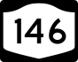 NYS Route 146 marker