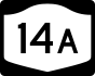 NYS Route 14A marker