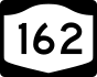 NYS Route 162 marker