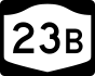 NYS Route 23B marker