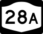 NYS Route 28A marker