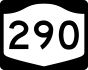 NYS Route 290 marker