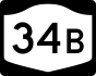 NYS Route 34B marker