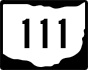 State Route 111 marker