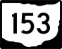 State Route 153 marker